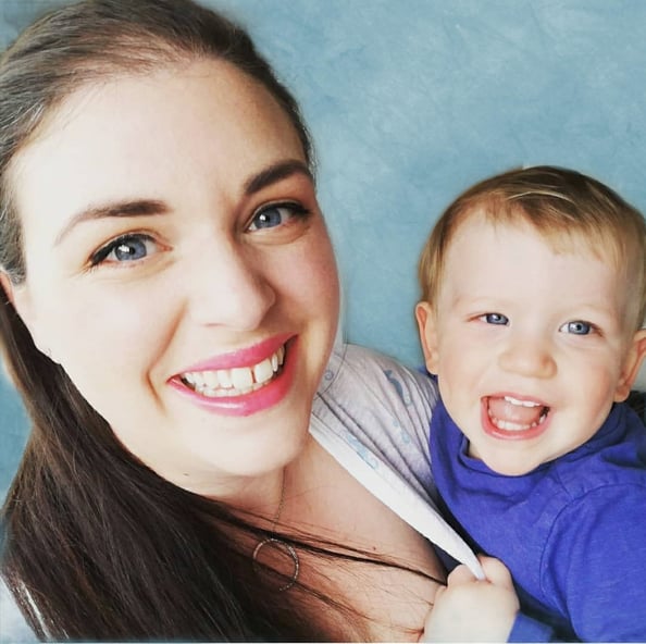 Photo of Sophie Pickles and Son smiling together