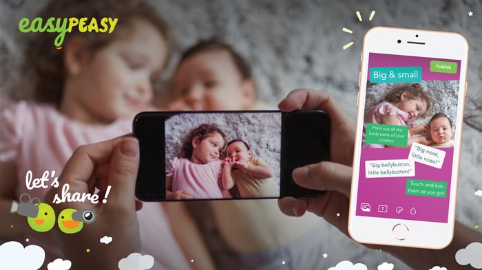 Image promoting the new EasyPeasy creating feature