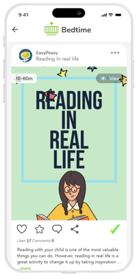 EasyPeasy Activity Reading In Real Life