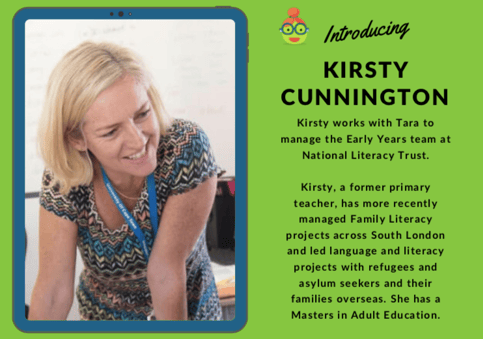 Kirsty Cunnington from National Literacy Trust photo and bio