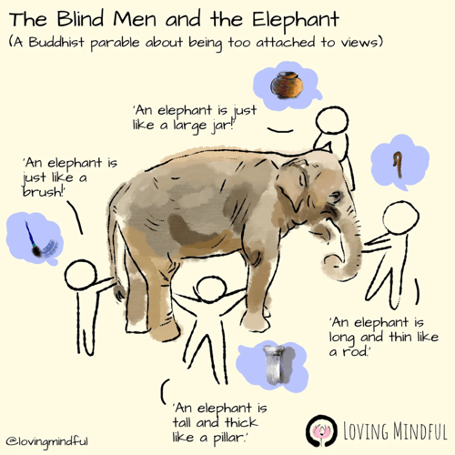 The blind men and the elephant