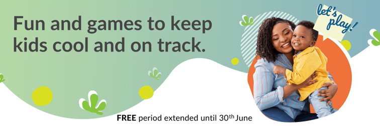 Email banner detailing Free EasyPeasy offer during the month of June 2020